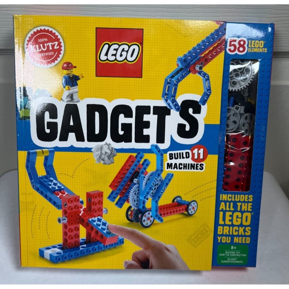 NEW Lego Klutz Gadgets Kit With 58 Pieces & Instructions To Build 11 Machines